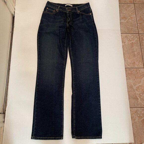 LEVI'S 550 RELAXED FIT BLUE JEANES SIZE 10 LONG - Picture 1 of 8